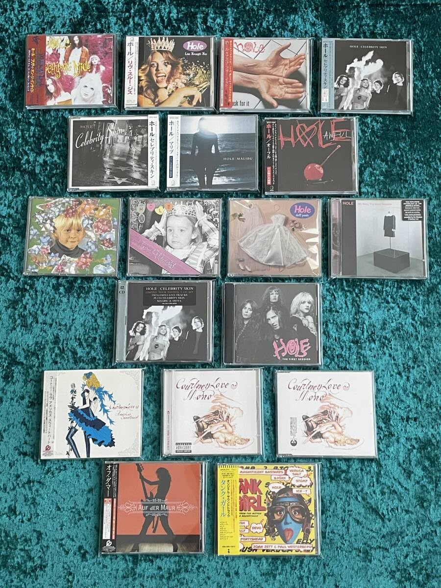 Amazon.co.jp: ☆HOLE/COURTNEY LOVE☆CD18枚セット(アルバム/シングル